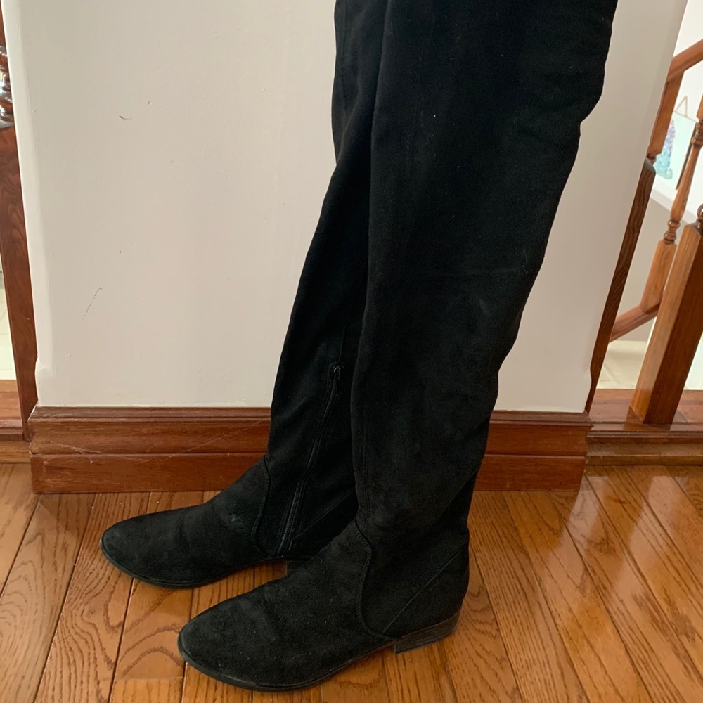 ALDO over the knee black boots Size 7